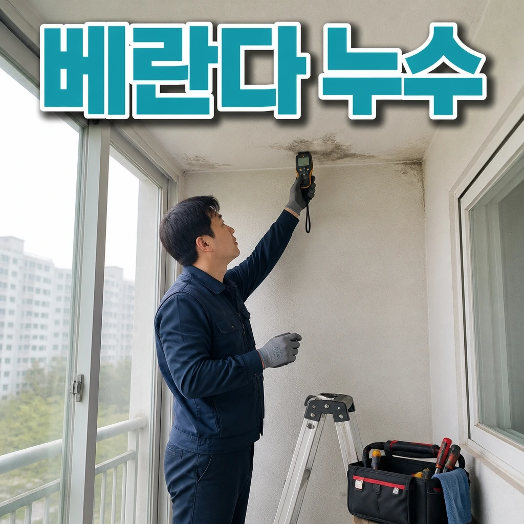충청남도 청양군 누수수리업체 - 베란다누수 관련 상담 안내 이미지