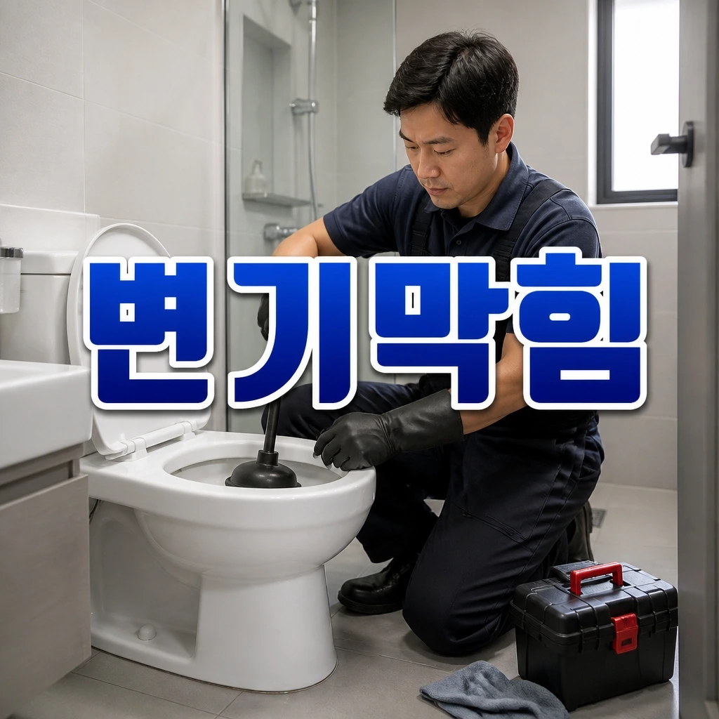 충청북도 보은군 누수수리업체 - 변기막힘 관련 상담 안내 이미지