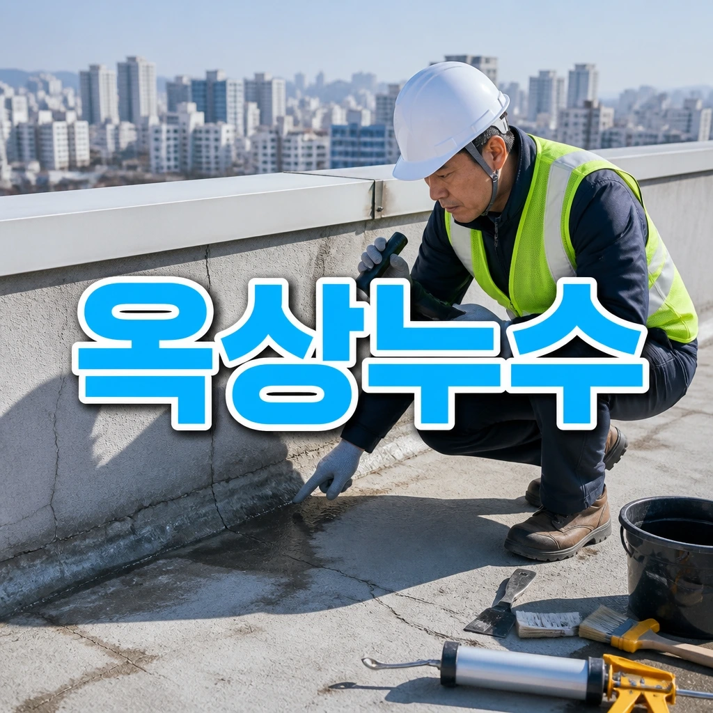 충청북도 제천시 누수수리업체 - 옥상누수 관련 상담 안내 이미지